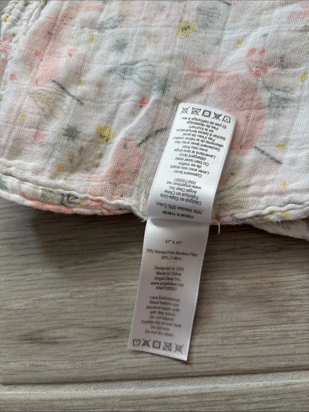 Angel Dear Muslin Baby Swaddle Blanket